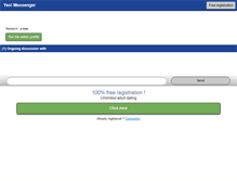 Tablet Screenshot of local.yesmessenger.com